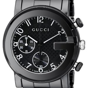 Gucci Herrklocka YA101352 G Chrono Svart/Keramik Ø38 mm