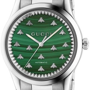 Gucci YA1264176 G-Timeless Grön/Stål Ø38 mm