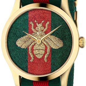 Gucci YA126487A G-Timeless Flerfärgad/Textil Ø38 mm