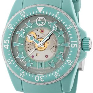 Gucci YA136344 Dive Skelettskuren/Gummi Ø40 mm