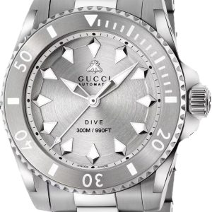 Gucci YA136354 Dive Silverfärgad/Stål Ø40 mm