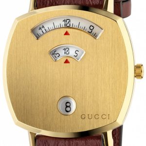 Gucci YA157405 Gulguldstonad/Läder