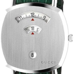 Gucci YA157414 Grip Grön/Läder Ø38 mm