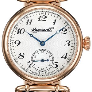 Ingersoll 99999 Damklocka IN1320RSL Silverfärgad/Läder Ø34 mm