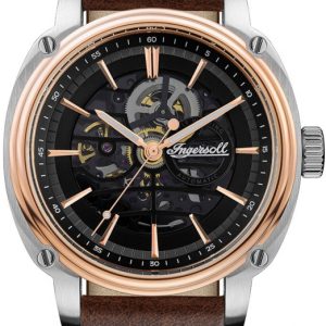 Ingersoll Herrklocka I09901 Svart/Läder Ø46 mm