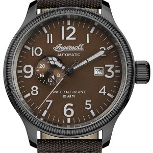 Ingersoll The Apsley Herrklocka I02803 Brun/Textil Ø45 mm