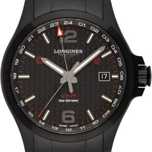 Longines Conquest V.H.P. Herrklocka L3.728.2.66.6 Svart/Stål Ø43 mm