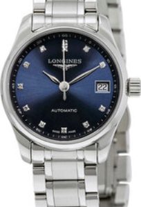 Longines Damklocka L2.128.4.97.6 Master Blå/Stål Ø25.5 mm