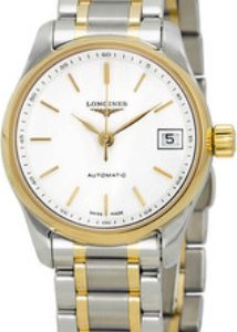 Longines Damklocka L2.128.5.12.7 Master Vit/18 karat gult guld Ø25.5