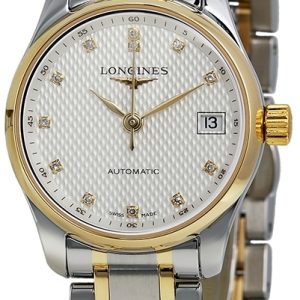 Longines Damklocka L2.128.5.77.7 Master Silverfärgad/Gulguldtonat