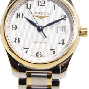 Longines Damklocka L2.257.5.78.7 Master Silverfärgad/18 karat gult