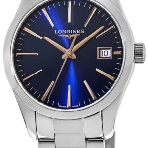 Longines Damklocka L2.286.4.92.6 Conquest Classic Blå/Stål Ø29.5 mm