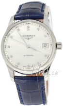 Longines Damklocka L2.357.4.87.0 Master Vit/Läder Ø34 mm