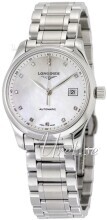 Longines Damklocka L2.357.4.87.6 Master Vit/Stål Ø34 mm