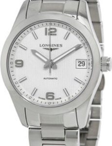 Longines Damklocka L2.385.4.76.6 Conquest Silverfärgad/Stål Ø34 mm