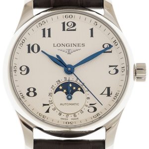 Longines Damklocka L2.409.4.78.3 Master Vit/Läder Ø34 mm