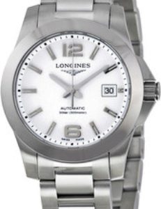 Longines Damklocka L3.276.4.16.6 Conquest Ladies Vit/Stål Ø29.5 mm