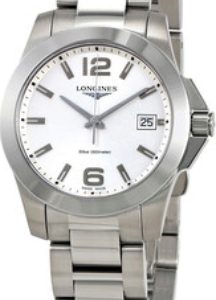 Longines Damklocka L3.377.4.76.6 Conquest Silverfärgad/Stål Ø34 mm