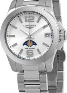 Longines Damklocka L3.380.4.76.6 Conquest Ladies Silverfärgad/Stål