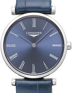 Longines Damklocka L4.209.4.94.2 La Grande Classique De Blå/Läder