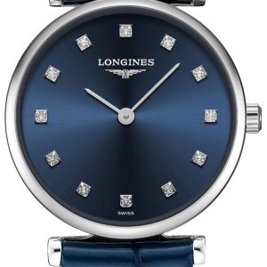 Longines Damklocka L4.209.4.97.2 La Grande Classique De Blå/Läder