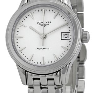 Longines Damklocka L4.274.4.12.6 Grande Classique Vit/Stål Ø26 mm