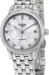 Longines Damklocka L4.274.4.87.6 Flagship Vit/Stål Ø26 mm