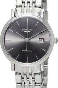 Longines Damklocka L4.310.4.72.6 Elegant Grå/Stål Ø29 mm