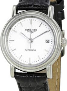 Longines Damklocka L4.321.4.12.2 Grande Classique Vit/Läder Ø25.5 mm