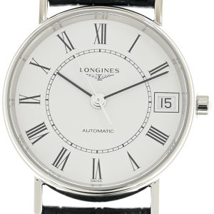 Longines Damklocka L4.322.4.11.2 Presences Vit/Läder Ø30 mm