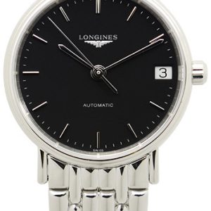 Longines Damklocka L4.322.4.52.6 Presences Svart/Stål Ø30 mm