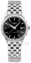 Longines Damklocka L4.374.4.59.6 Flagship Svart/Stål Ø30 mm