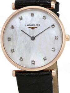 Longines Damklocka L4.512.1.97.2 La Grande Classique De Vit/Läder