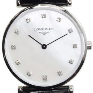 Longines Damklocka L4.512.4.87.2 La Grande Classique De Vit/Läder