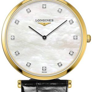 Longines Damklocka L4.709.2.88.2 La Grande Classique De Vit/Läder