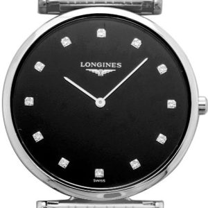 Longines Damklocka L4.709.4.55.6 La Grande Classique De Svart/Stål