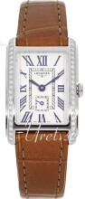 Longines Damklocka L5.255.0.71.4 Dolcevita Silverfärgad/Läder