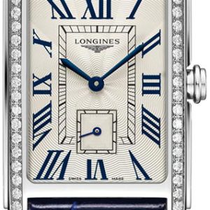 Longines Damklocka L5.255.0.71.7 Dolcevita Silverfärgad/Läder