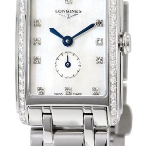 Longines Damklocka L5.255.0.87.6 DolceVita Vit/Stål