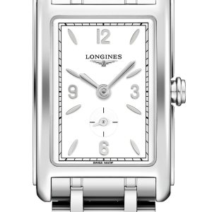 Longines Damklocka L5.255.4.16.6 Dolcevita Vit/Stål