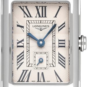 Longines Damklocka L5.255.4.71.0 DolceVita Beige/Läder