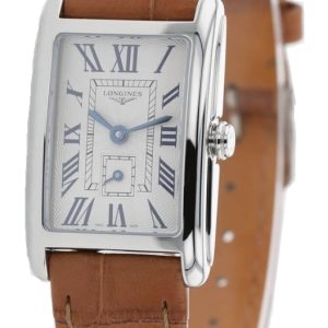 Longines Damklocka L5.255.4.71.4 Dolcevita Silverfärgad/Läder