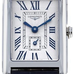 Longines Damklocka L5.255.4.71.7 Dolcevita Silverfärgad/Läder