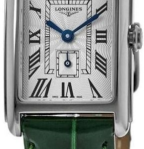 Longines Damklocka L5.255.4.71.a Dolcevita Silverfärgad/Läder