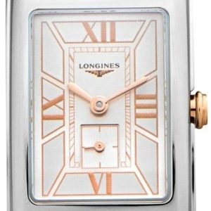 Longines Damklocka L5.255.5.75.7 Dolcevita Vit/Stål 20.8x32 mm