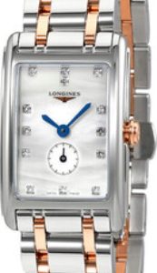 Longines Damklocka L5.255.5.87.7 Dolcevita Vit/18 karat roséguld