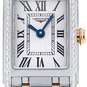 Longines Damklocka L5.258.5.79.7 DolceVita Beige/18 karat roséguld