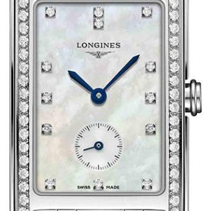 Longines Damklocka L5.512.0.87.6 DolceVita Vit/Stål