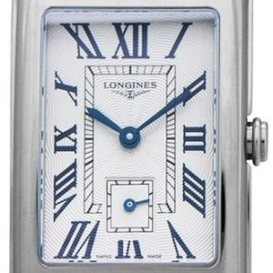 Longines Damklocka L5.512.4.71.A DolceVita Silverfärgad/Läder