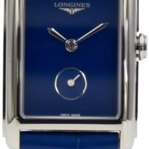 Longines Damklocka L5.512.4.90.2 Dolcevita Blå/Läder